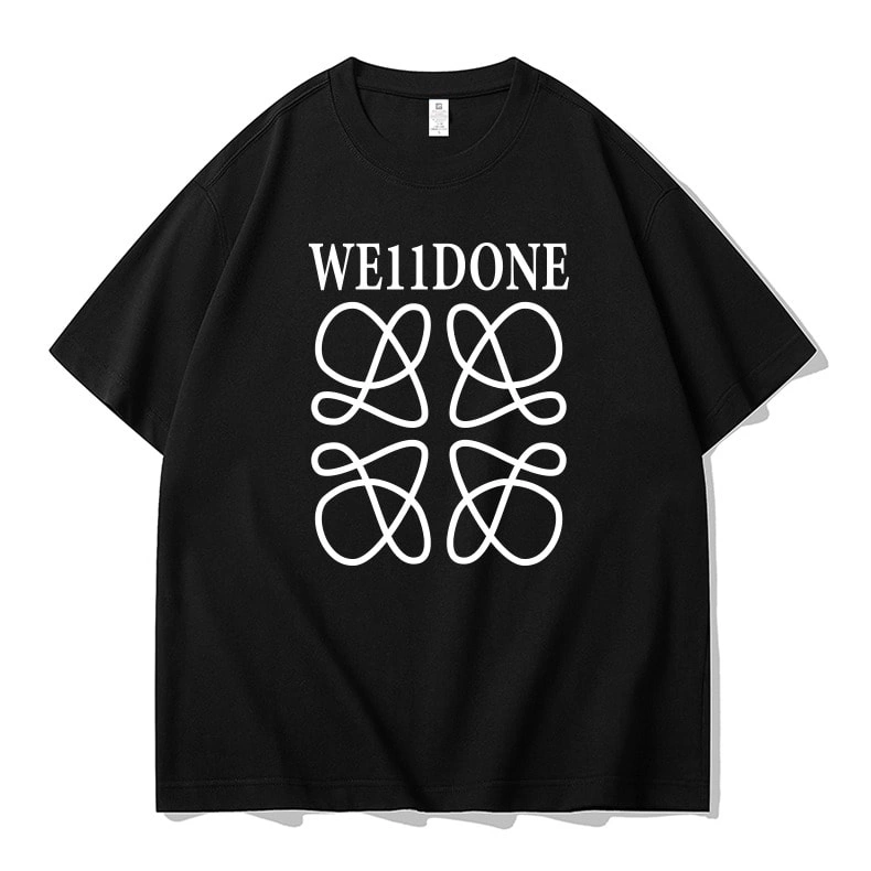 We11done Konne Niche Trend BrandShort Sleeve T-Shirt Men Pure Cotton Half Sleeve Top