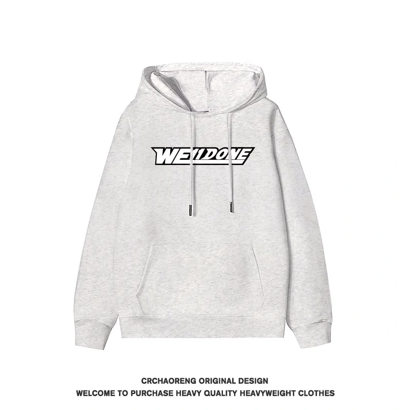 We11done Konne Oversize Loose Hoodie Men Fleece Jacket Style 4