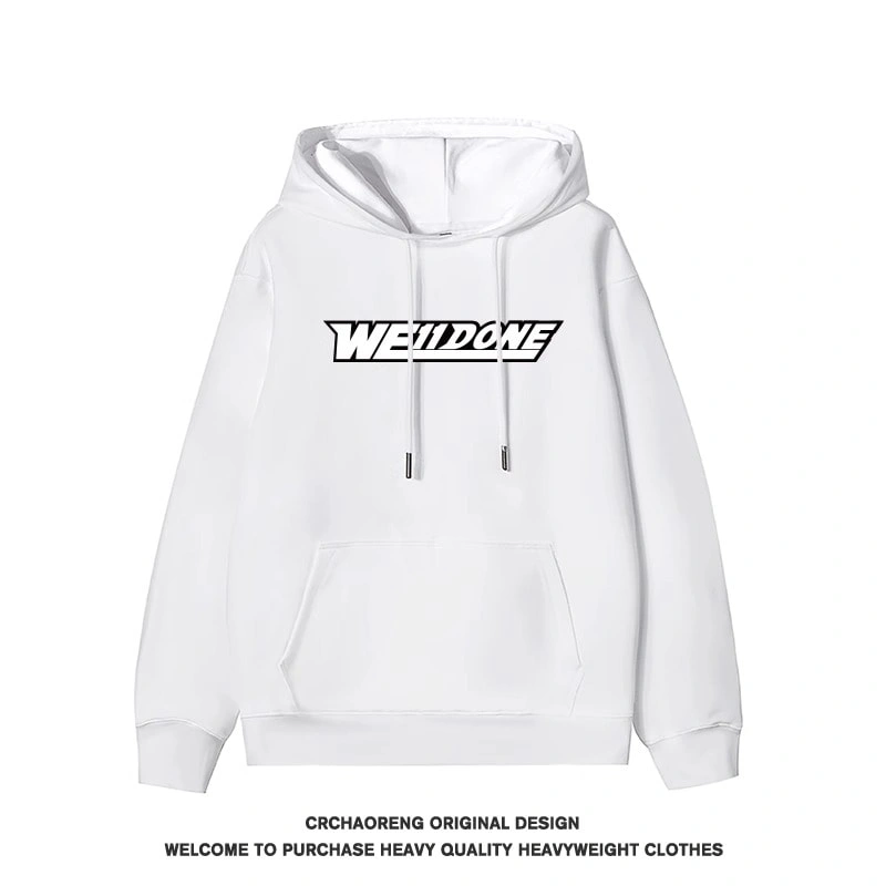 We11done Konne Oversize Loose Hoodie Men Fleece Jacket Style 5