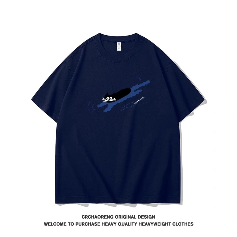 We11done Konne Pure Cotton Crew Neck Short Sleeve T-Shirt Men New Casual Loose Half Sleeve Top Style 2