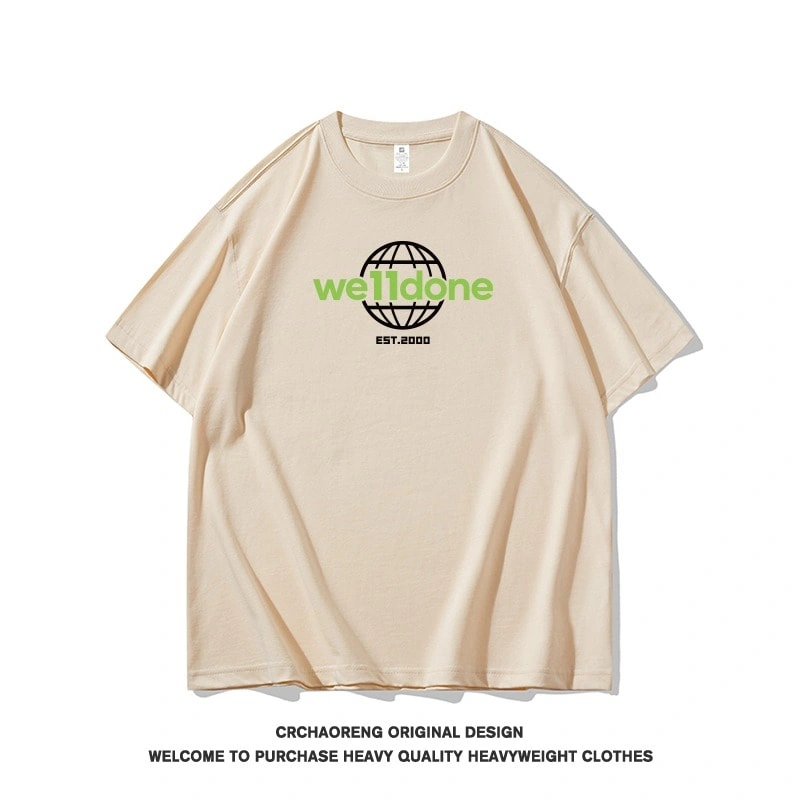 We11done Konne Pure Cotton Crew Neck T-Shirt Men Trend Brand Casual Loose Top Short Sleeve Style 4