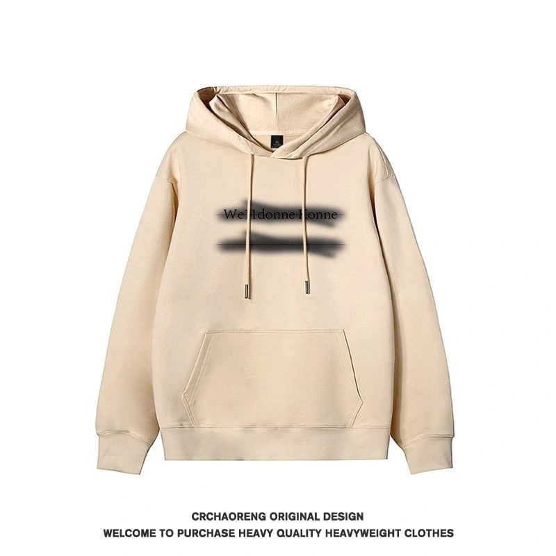 We11done Konne Pure Cotton Fleece Hoodie Men Trend Retro High Street Jacket Style 5