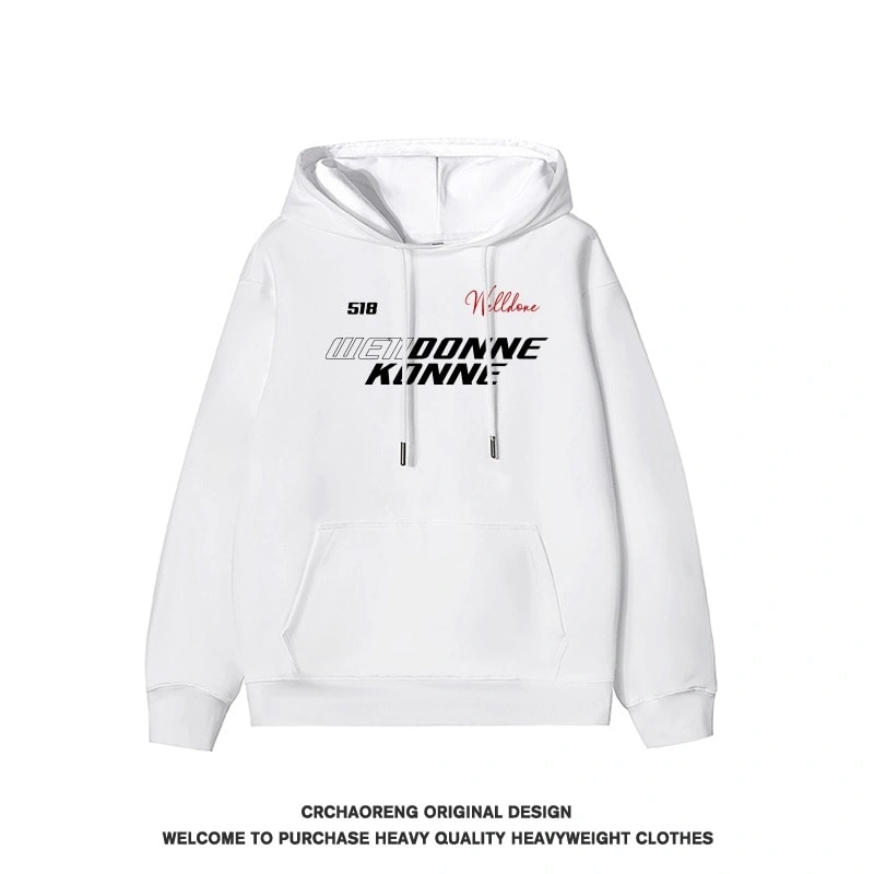 We11done Konne Pure Cotton Fleece Jacket Retro Stiff Hoodie Men Style 6