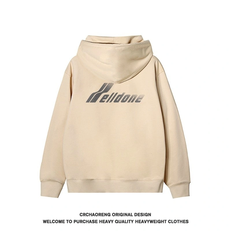 We11done Konne Pure Cotton Fleece Loose High end Jacket Trend Retro Hoodie Men Style 6
