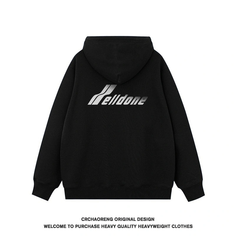 We11done Konne Pure Cotton Fleece Loose High end Jacket Trend Retro Hoodie Men