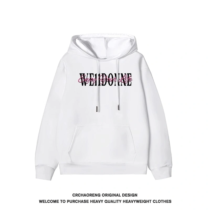 We11done Konne Pure Cotton Fleece Thick Jacket Casual Loose Hoodie Men Style 6