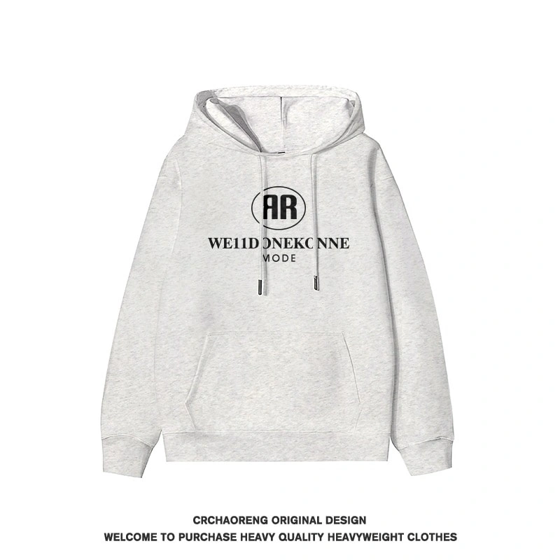 We11done Konne Pure Cottonweight Hoodie Men Retro Loose Youth Jacket Style 4