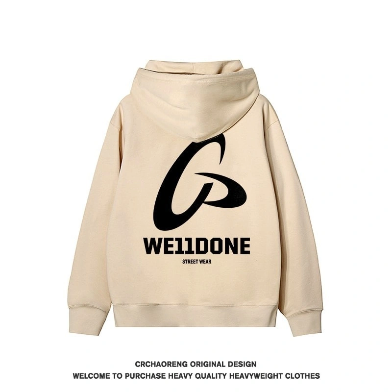 We11done Konne Pure Cottonweight Hoodie Men Retro Trend Brand Loose Casual Jacket Style 4