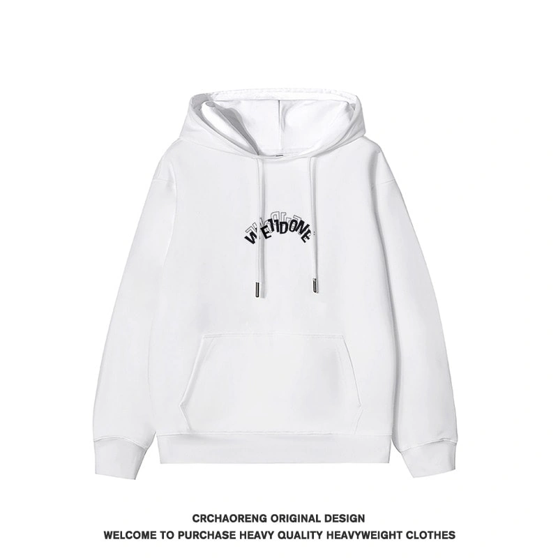 We11done Konne Retro Hoodie Men’s New Trend Brand Pure Cottonweight Jacket Style 5