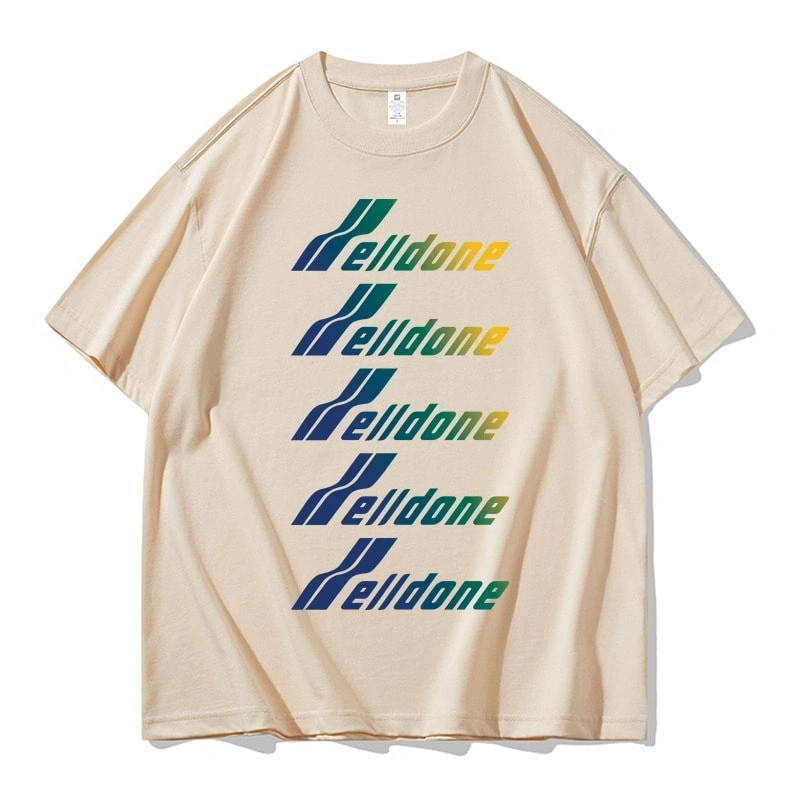 We11done Konne Retro Niche Short Sleeve T-Shirt Men Casual Loose Versatile Top Style 3