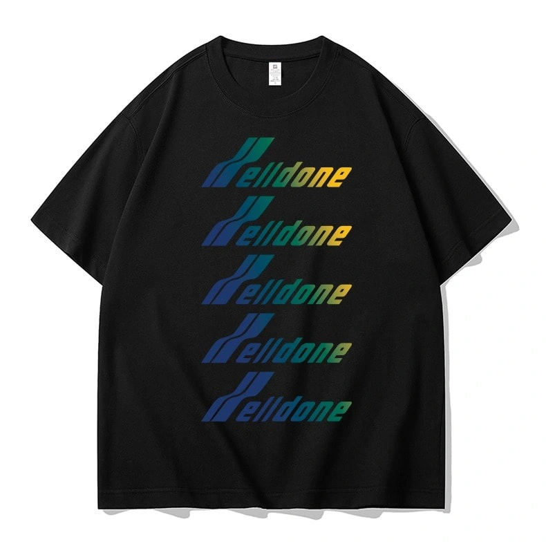 We11done Konne Retro Niche Short Sleeve T-Shirt Men Casual Loose Versatile Top