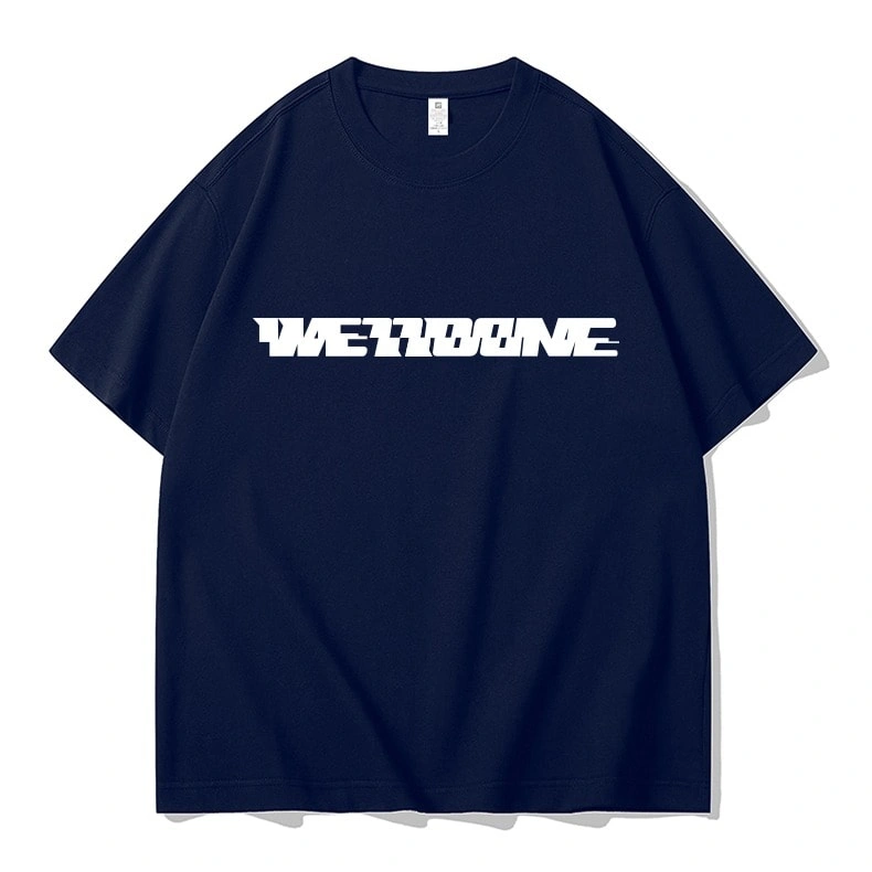 We11done Konne Short Sleeve T-Shirt Men 2024 New Loose Half Sleeve Pure Cotton High Street Trend Brand Tee Style 4