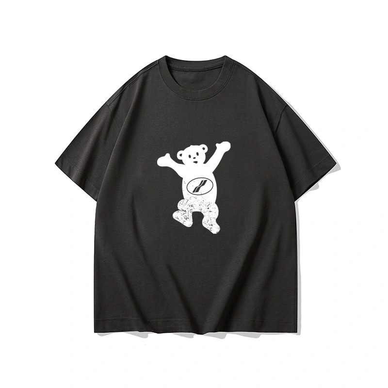 We11done Konne Short Sleeve T-Shirt Men Loose Half Sleeve Pure Cotton Trend Brand Tee Clothes Style 2