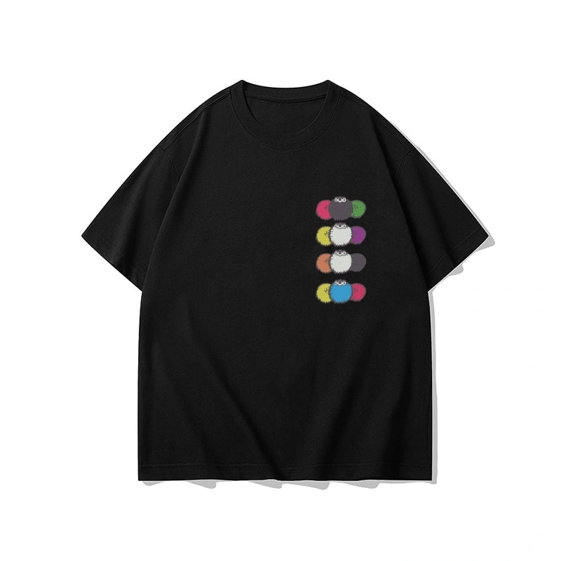 We11done Konne Short Sleeve T-Shirt Men Retro Loose Half Sleeve Pure Cotton Trend Tee Top Style 1