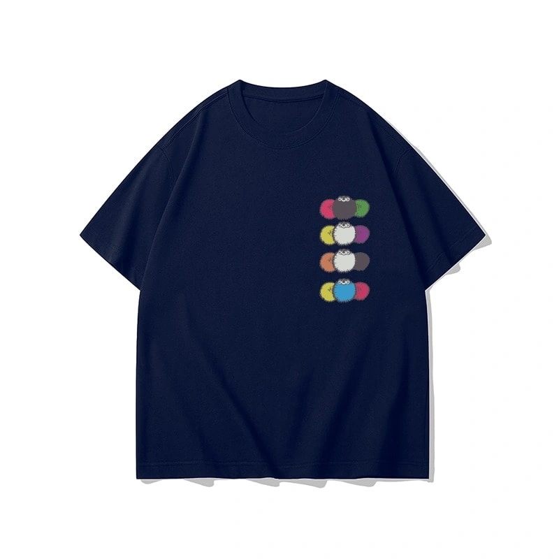 We11done Konne Short Sleeve T-Shirt Men Retro Loose Half Sleeve Pure Cotton Trend Tee Top Style 3