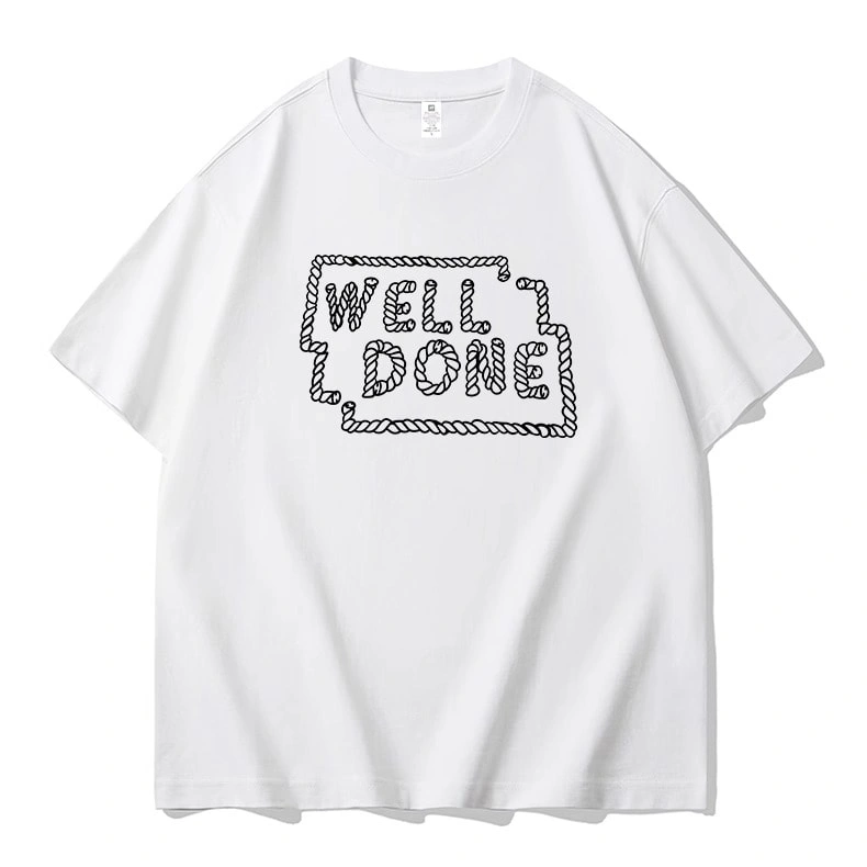 We11done Konne Street Hip Hop Short Sleeve T-Shirt Men Casual Loose Fashion Trend Top Style 3