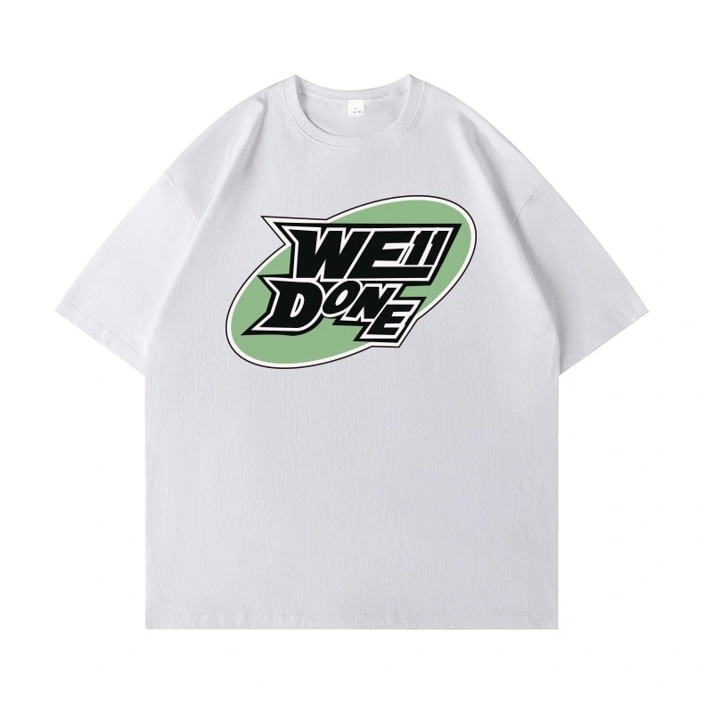 We11done Konne Street Retro High Street Half Sleeve Top Versatile Short Sleeve T-Shirt Men Style 1