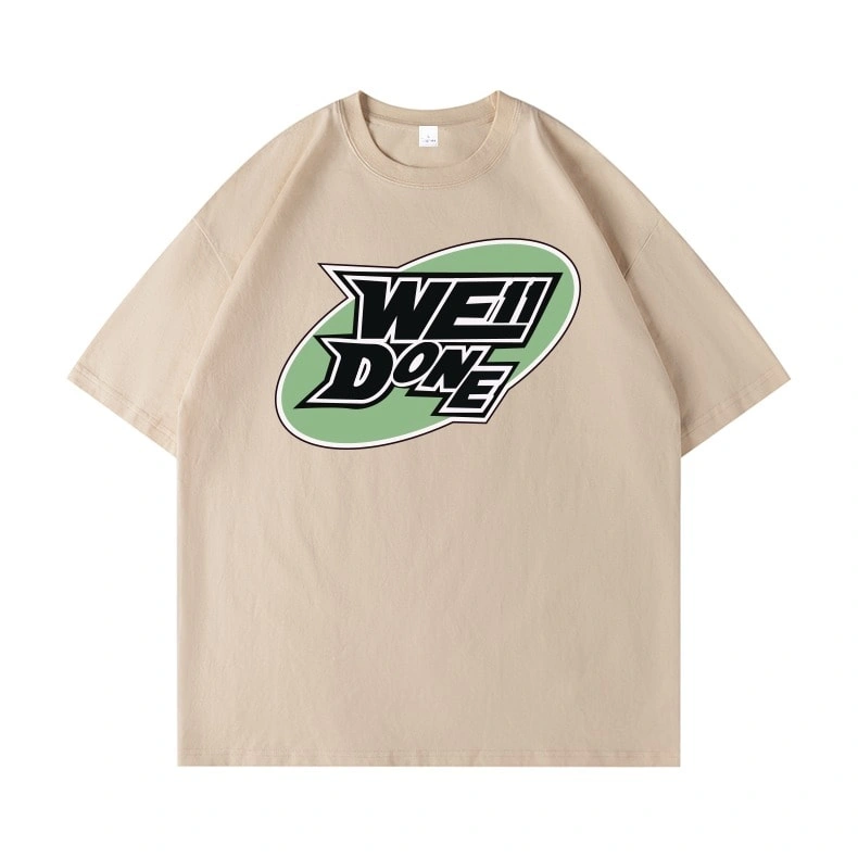 We11done Konne Street Retro High Street Half Sleeve Top Versatile Short Sleeve T-Shirt Men Style 3