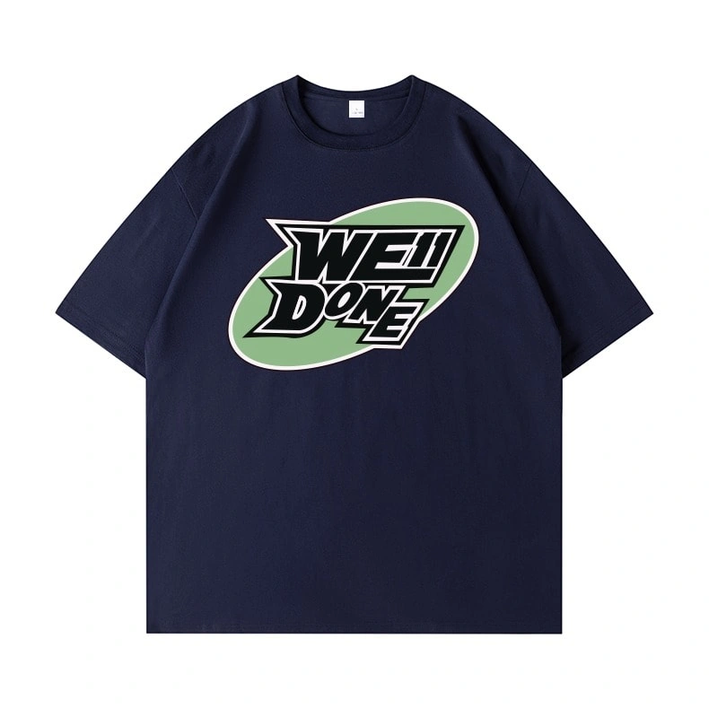 We11done Konne Street Retro High Street Half Sleeve Top Versatile Short Sleeve T-Shirt Men Style 4