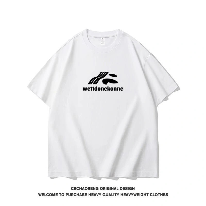 We11done Konne Street Simple Short Sleeve T-Shirt Men Crew Neck Casual Loose Top Style 3