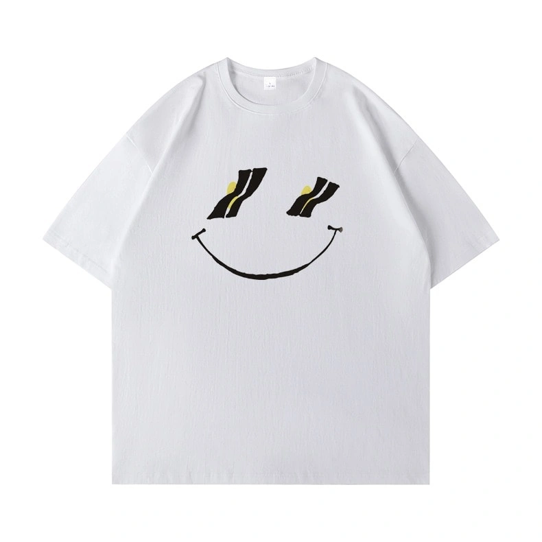 We11done Konne Trend Brand Loose Short Sleeve T-Shirt Men Couple Version Pure Cotton Crew Neck Top INS