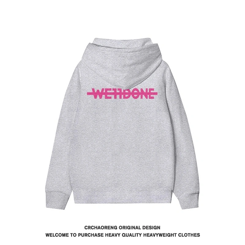 We11done Konne Trend Printed Retro Hoodie Men’s Street Oversize Hooded Jacket Style 3