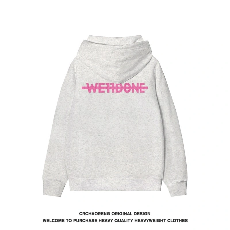 We11done Konne Trend Printed Retro Hoodie Men’s Street Oversize Hooded Jacket Style 4