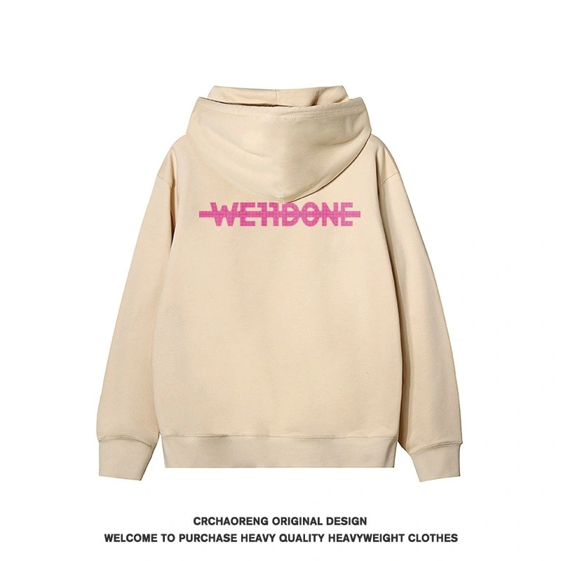 We11done Konne Trend Printed Retro Hoodie Men’s Street Oversize Hooded Jacket Style 5