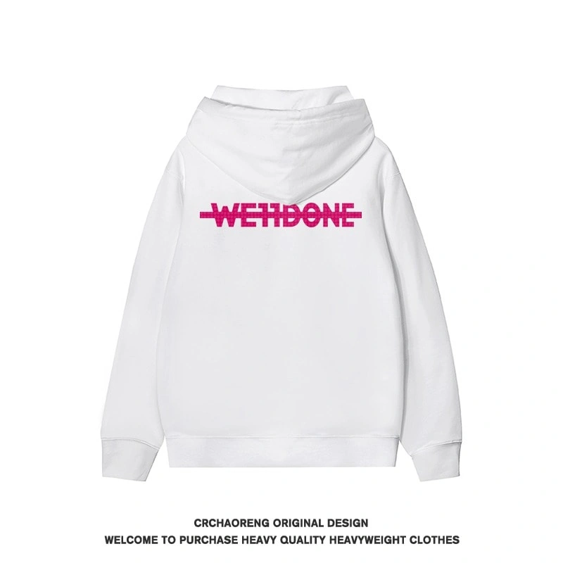 We11done Konne Trend Printed Retro Hoodie Men’s Street Oversize Hooded Jacket Style 6