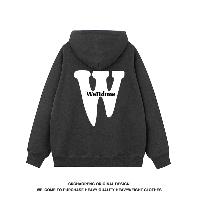 We11done Konne Trendy Casual Hoodie Men Loose Fit Long Sleeve Jacket Style 2