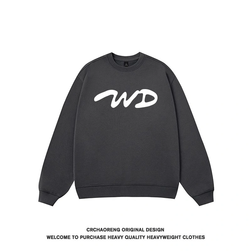 We11done Konne Trendy Crew Neck Sweatshirt Men 2024 New Loose Top Style 2