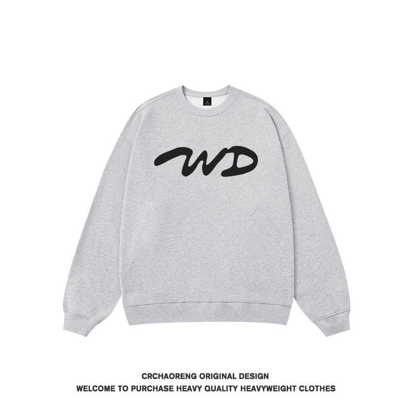 We11done Konne Trendy Crew Neck Sweatshirt Men 2024 New Loose Top Style 3