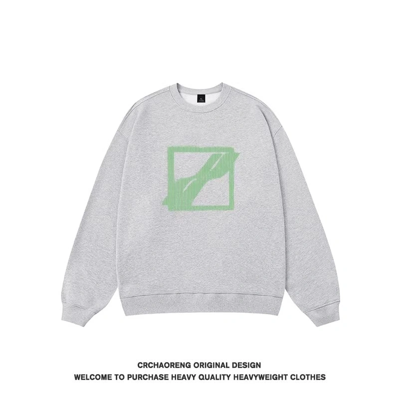 We11done Konne Unique Trend Brand Fleece No Hood Pullover Shirt Stiff Crew Neck Sweatshirt Men Style 3