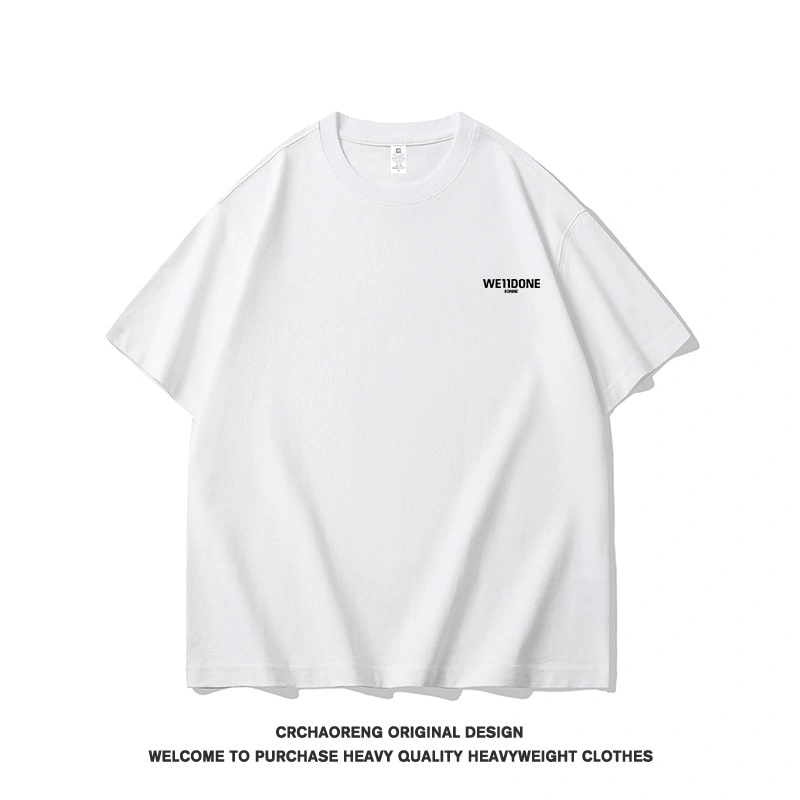 We11done KonneFashion Short Sleeve T-Shirt Men Couple Version New Half Sleeve Top INS Style 1