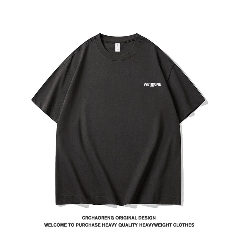 We11done KonneFashion Short Sleeve T-Shirt Men Couple Version New Half Sleeve Top INS Style 3