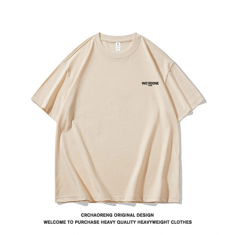 We11done KonneFashion Short Sleeve T-Shirt Men Couple Version New Half Sleeve Top INS Style 4