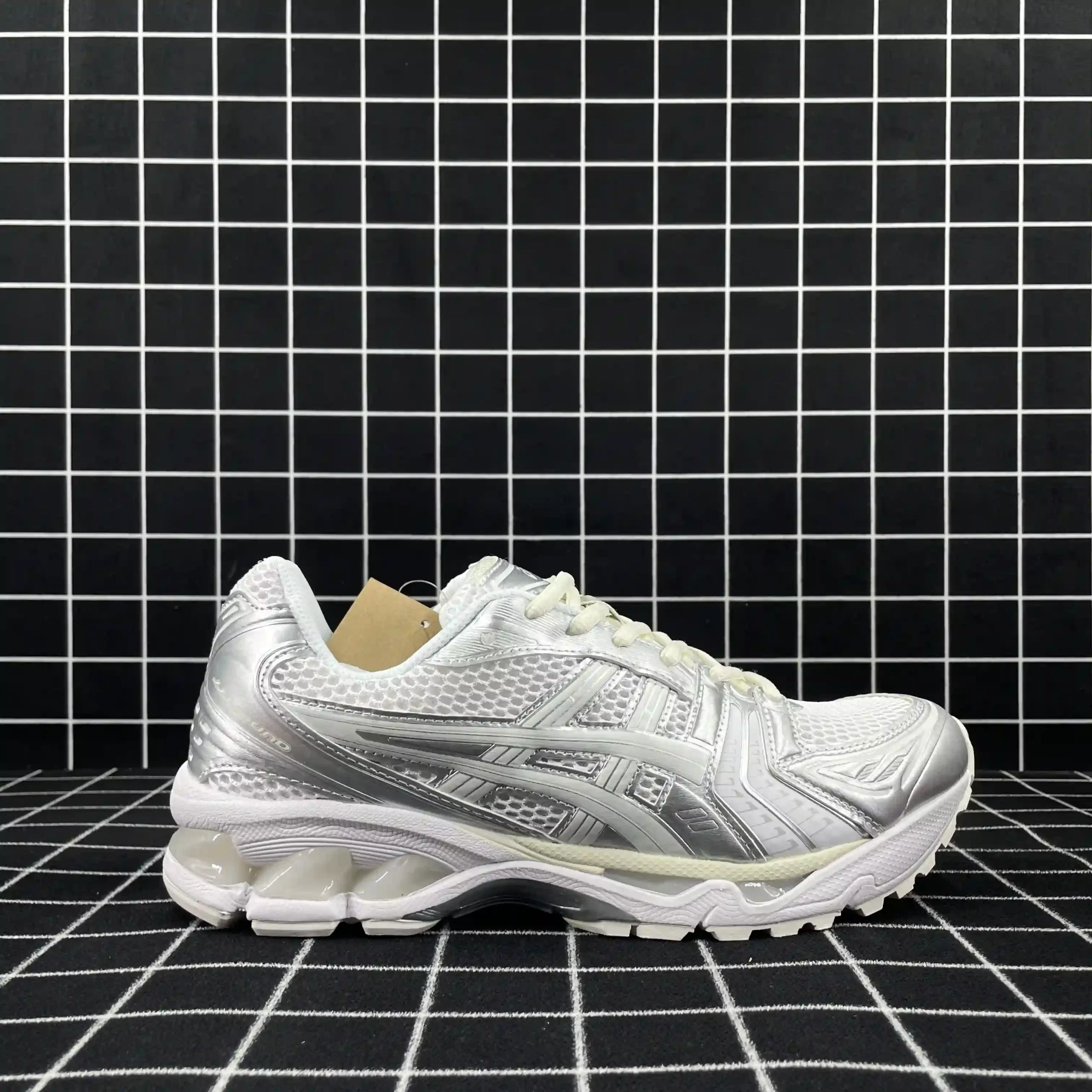 As*ic*s gel-kayano 14 jjjjound silver white