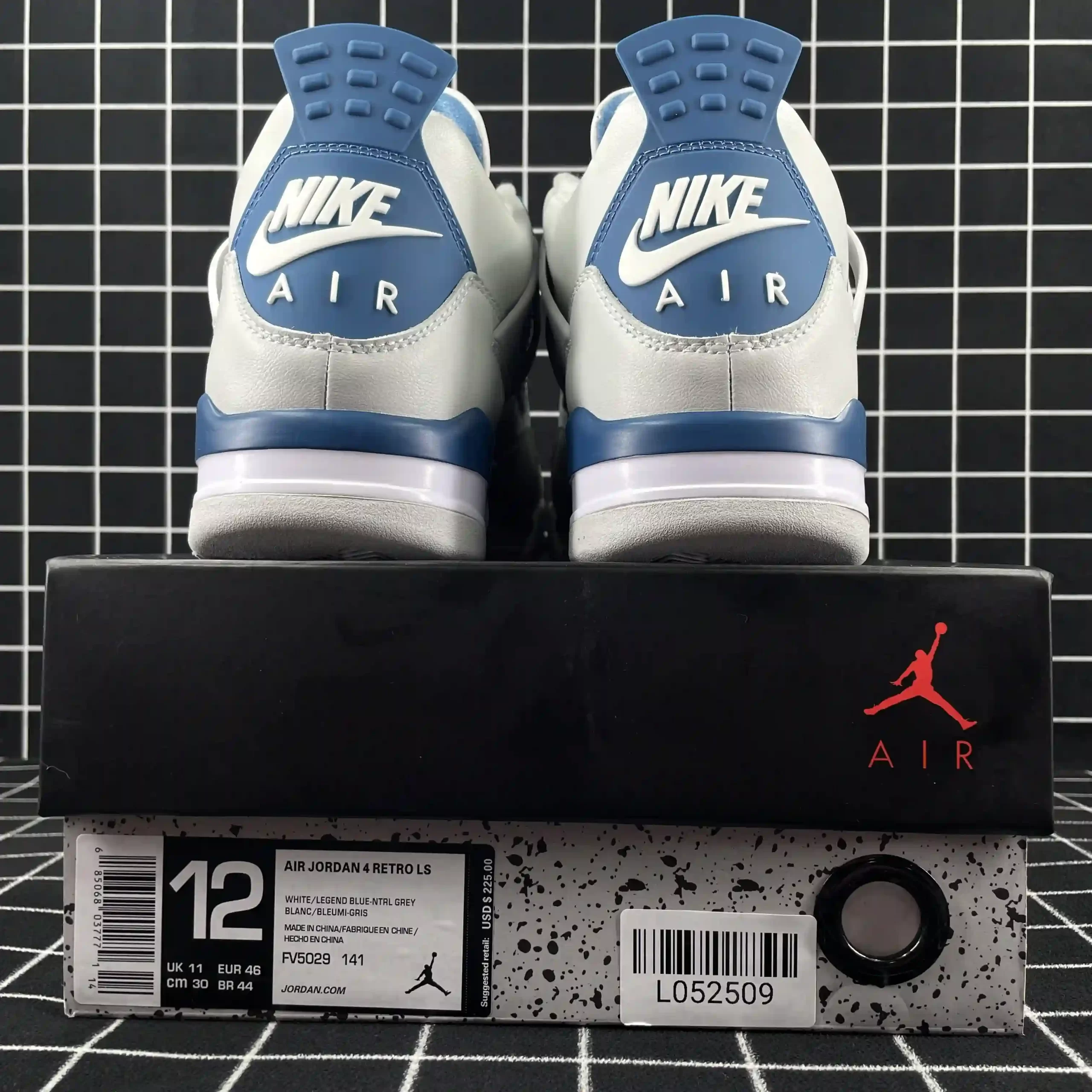 Jordan 4 Retro Military Blue Replica
