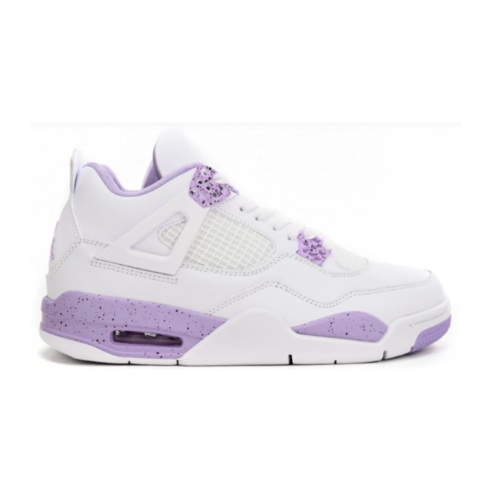 Air Jordan 4 White Purple