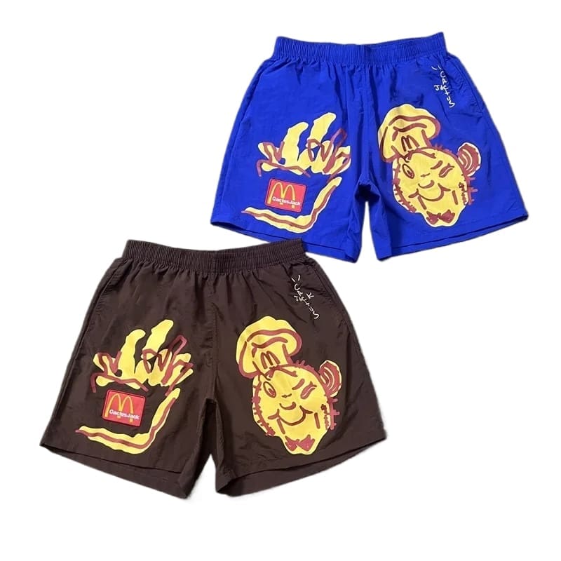 Travis Scott Cactus Jack Embroidered Shorts