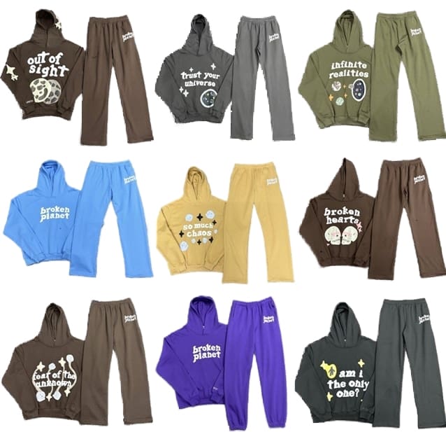 Broken Planet Puff Print Hoodie 2