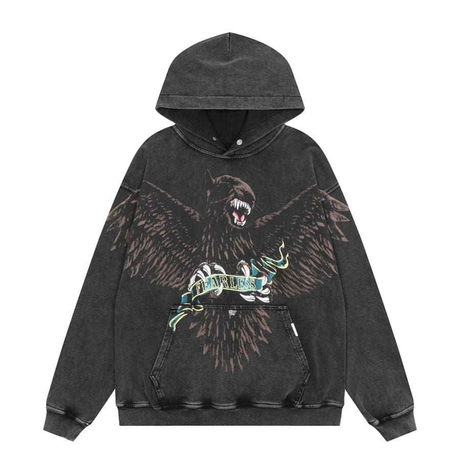 Represent Vintage Washed Doberman Pinscher Hoodie