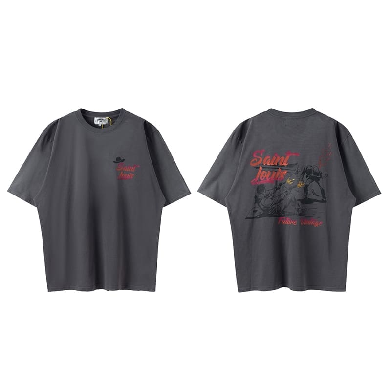 sssaint L**is rock alien hip hop tee