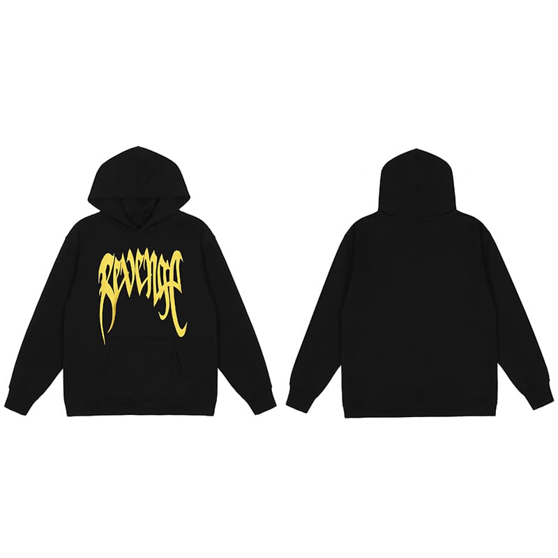 Revenge Keel Smoke Skull Hoodie 2