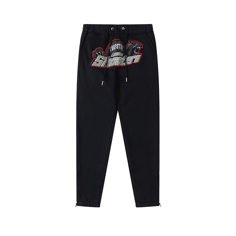 Trapstar Red Black Tiger Head Towel Embroidery Sweatsuit
