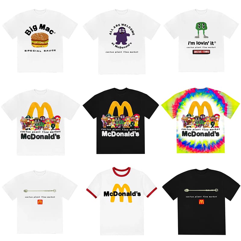 Cpfm Mcdonald’S Hamburger Print Tee