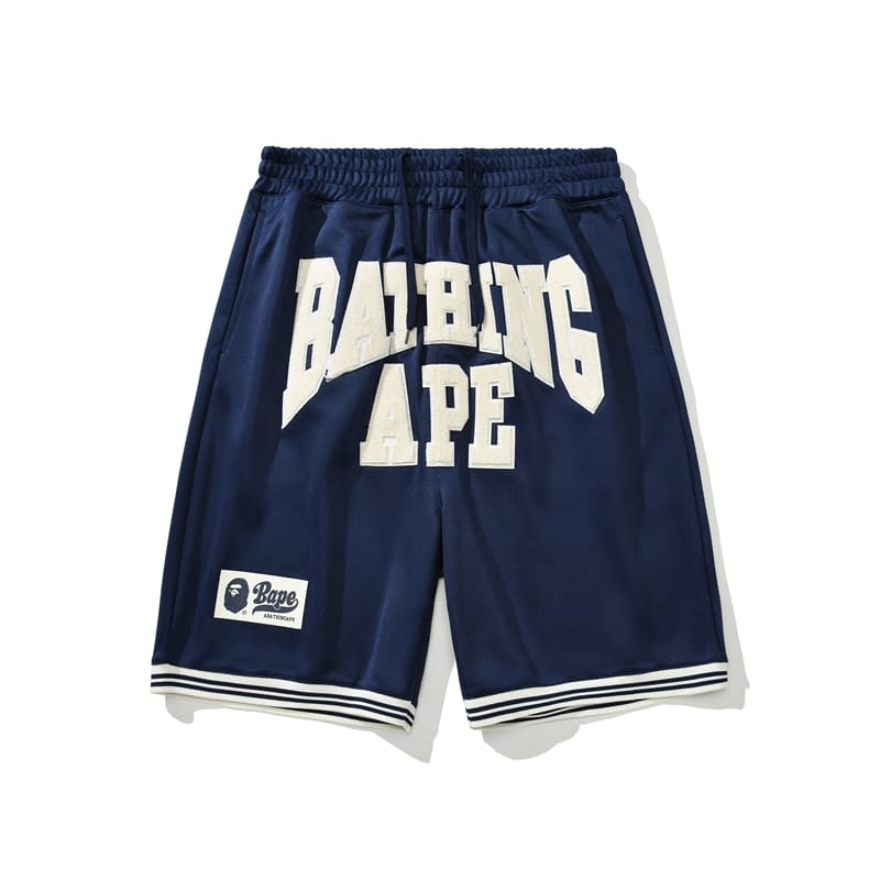 Bape Letter Embroidery Shorts