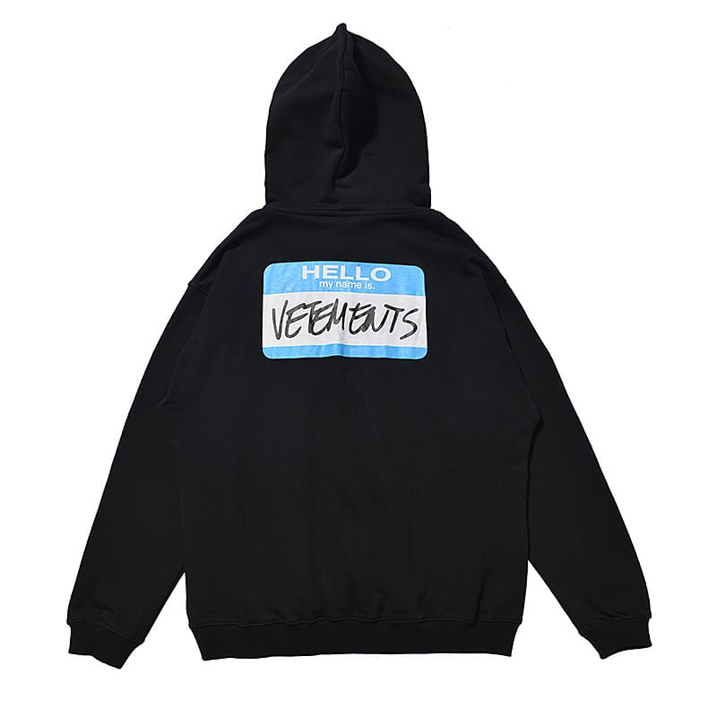 Vetements Express Letter Print Hoodie 2