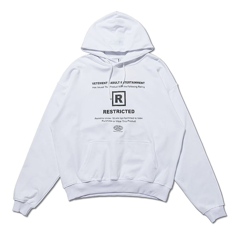 Vetements Express Letter Print Hoodie 2
