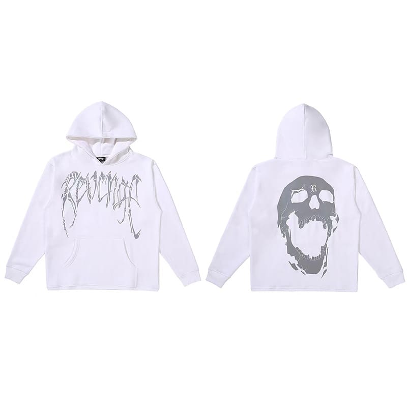 Revenge Keel Smoke Skull Hoodie 2